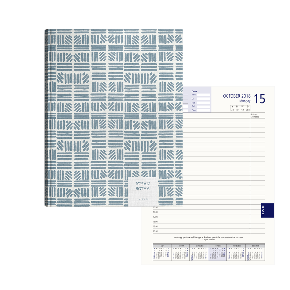 Picture of Coastal Stripes Diary A4