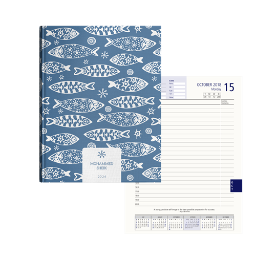 Show details for Fish Frenzy Diary A4