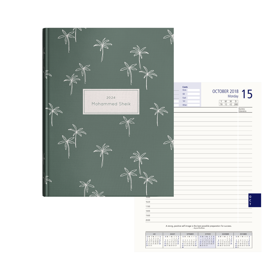 Show details for Tiny Palms Diary A4