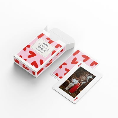Show details for Sweet Hearts Personalised Playing Cards 