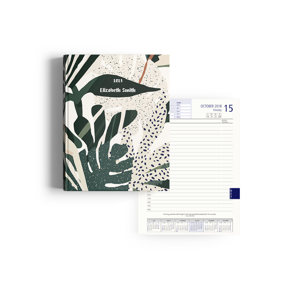 Burble Jungle Vibe Diary A5