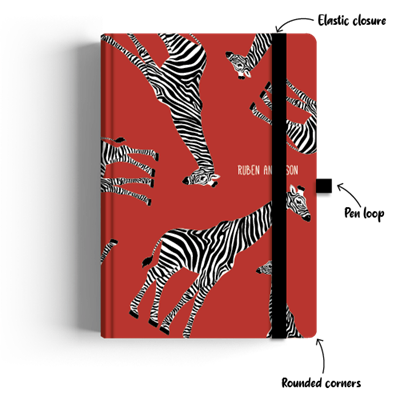 Show details for Zippy Red Gerry Journal