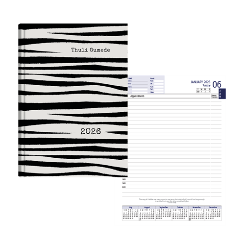 Show details for Zippy Zebra Diary Management