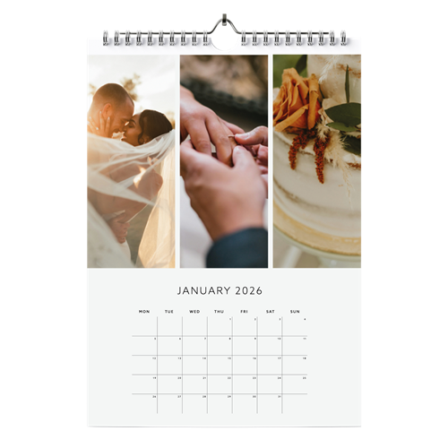 Show details for 2026 A3 Calendar (Clean Block)