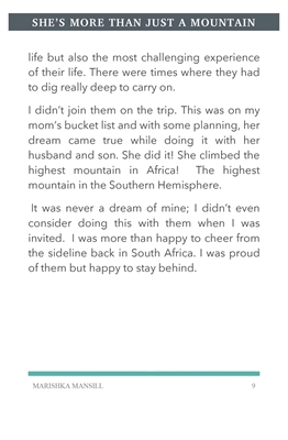 Show details for She Is More Than A Mountain