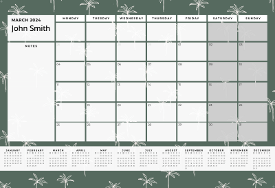Show details for Tiny Palms Desk Planner