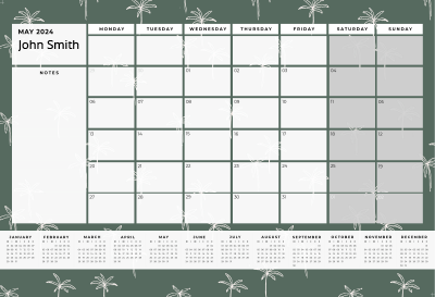 Show details for Tiny Palms Desk Planner