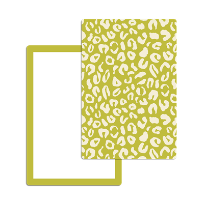 Show details for Leopard Lime Notecard