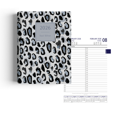 Show details for Lunar Leopard Diary A4