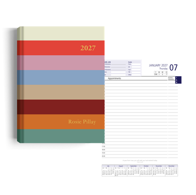 Show details for Summer Stripes Diary A4