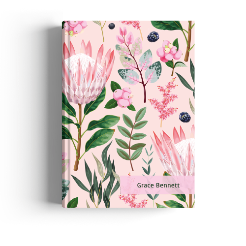 Show details for Protea Garden A4 Journal