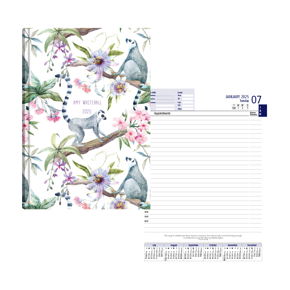 Show details for Lemur Love Diary A5 