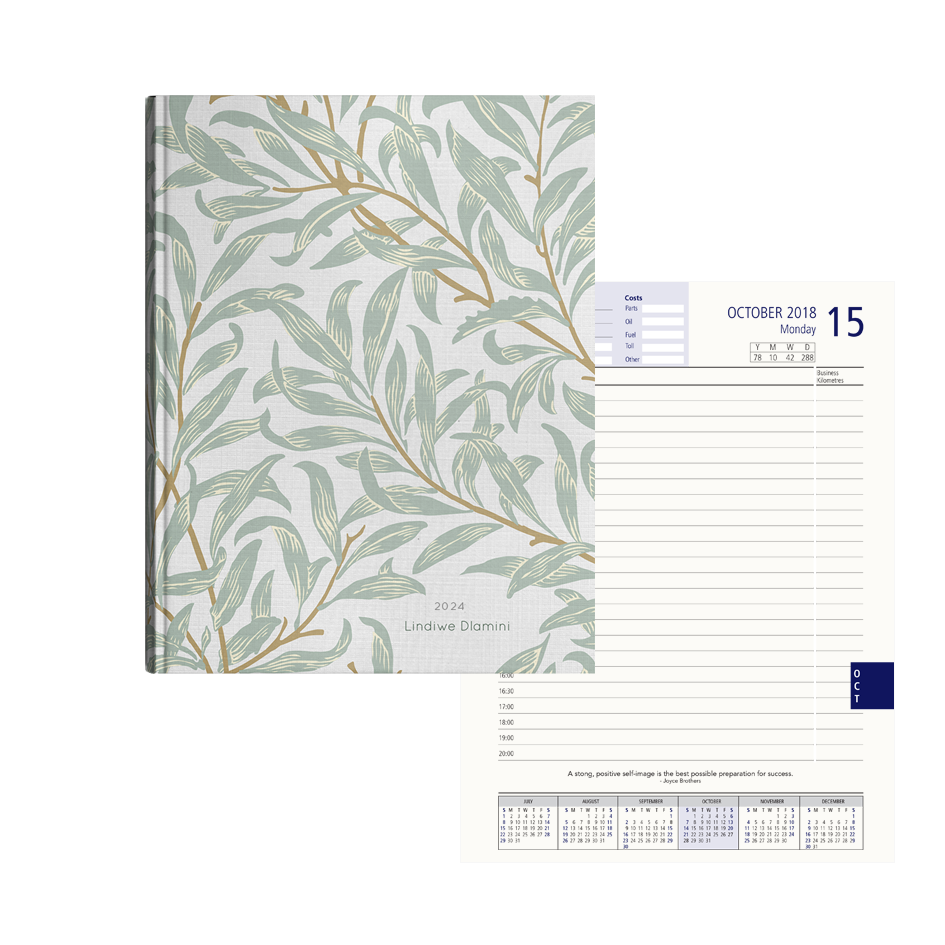Picture of Leafy Tranquility Diary A4