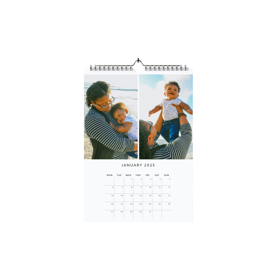 Show details for 2025 A4 Calendar (Clean Blocks)