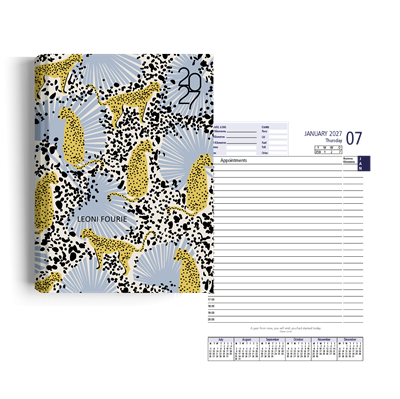 Show details for Cheetah and Spots Diary A4