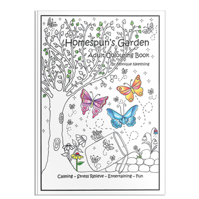 Show details for Homespun's Garden - Adult Colouring Book