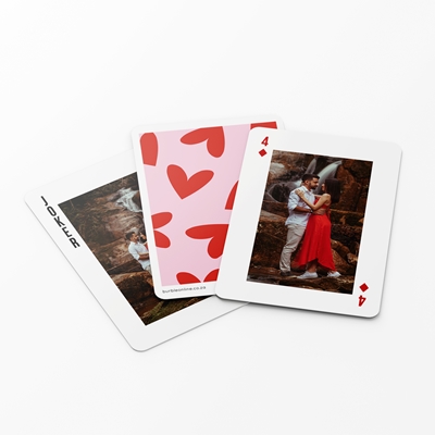 Show details for Sweet Hearts Personalised Playing Cards 
