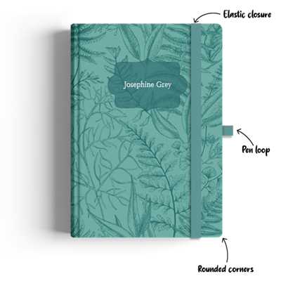 Show details for Blue Botanica A4 Journal