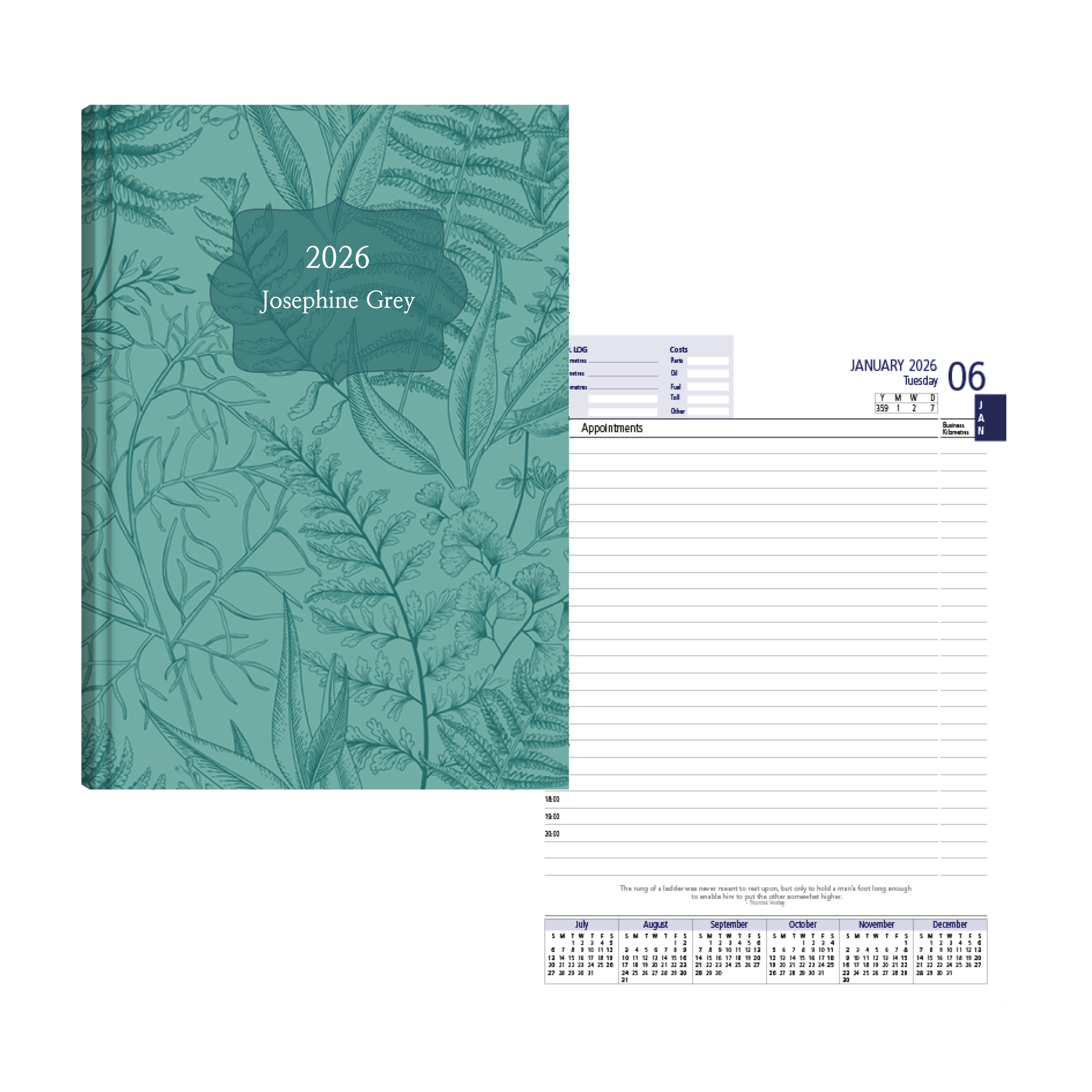 Show details for Blue Botanica Diary Management