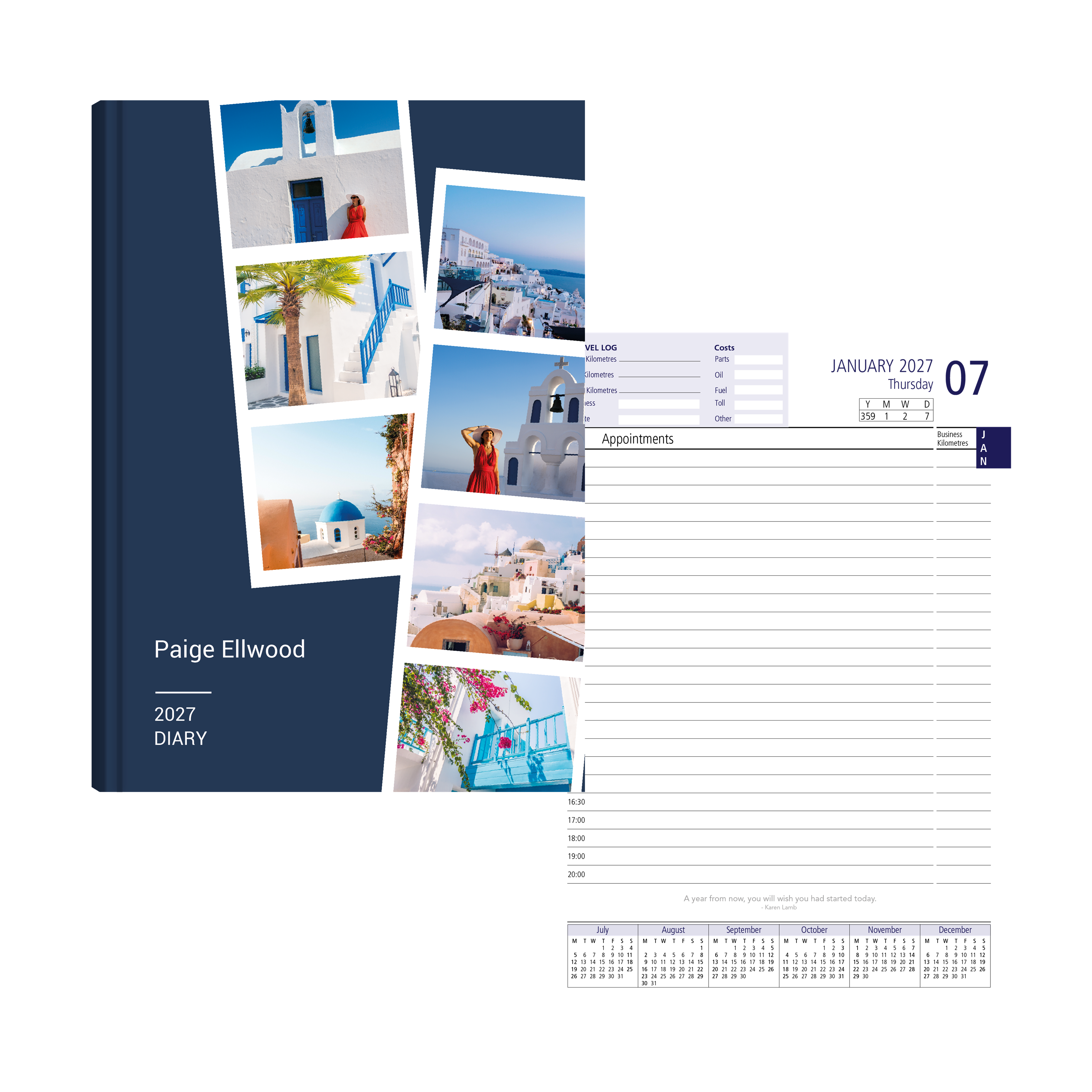 Show details for Photo Strip Diary A5 