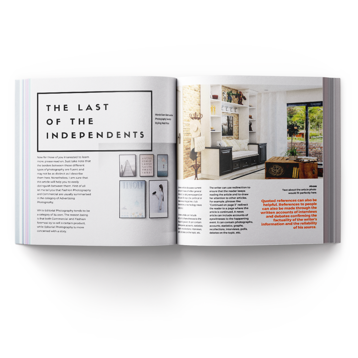 Show details for Square Magazine Text - Perfect Bound