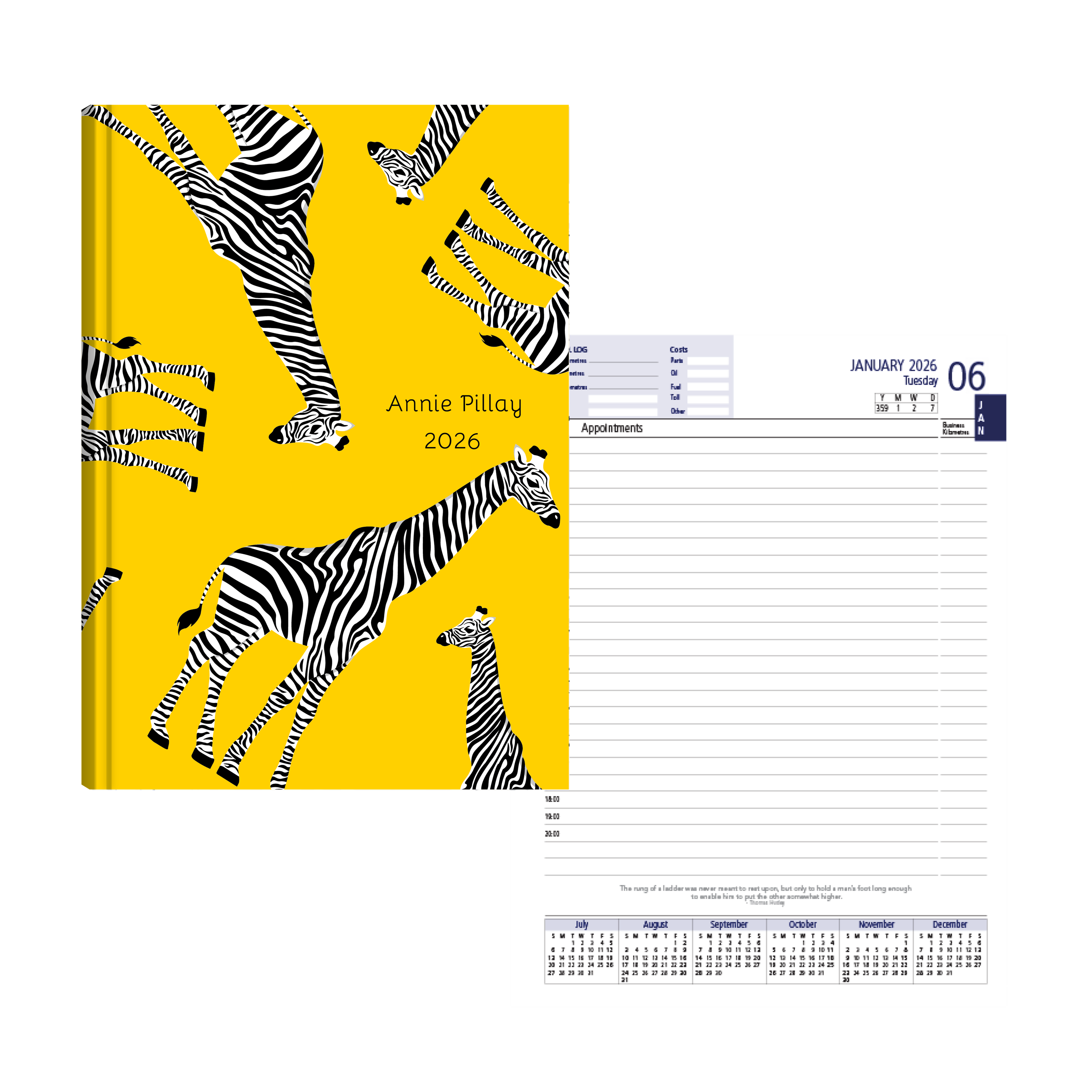 Show details for Zippy Yellow Gerry Diary Management
