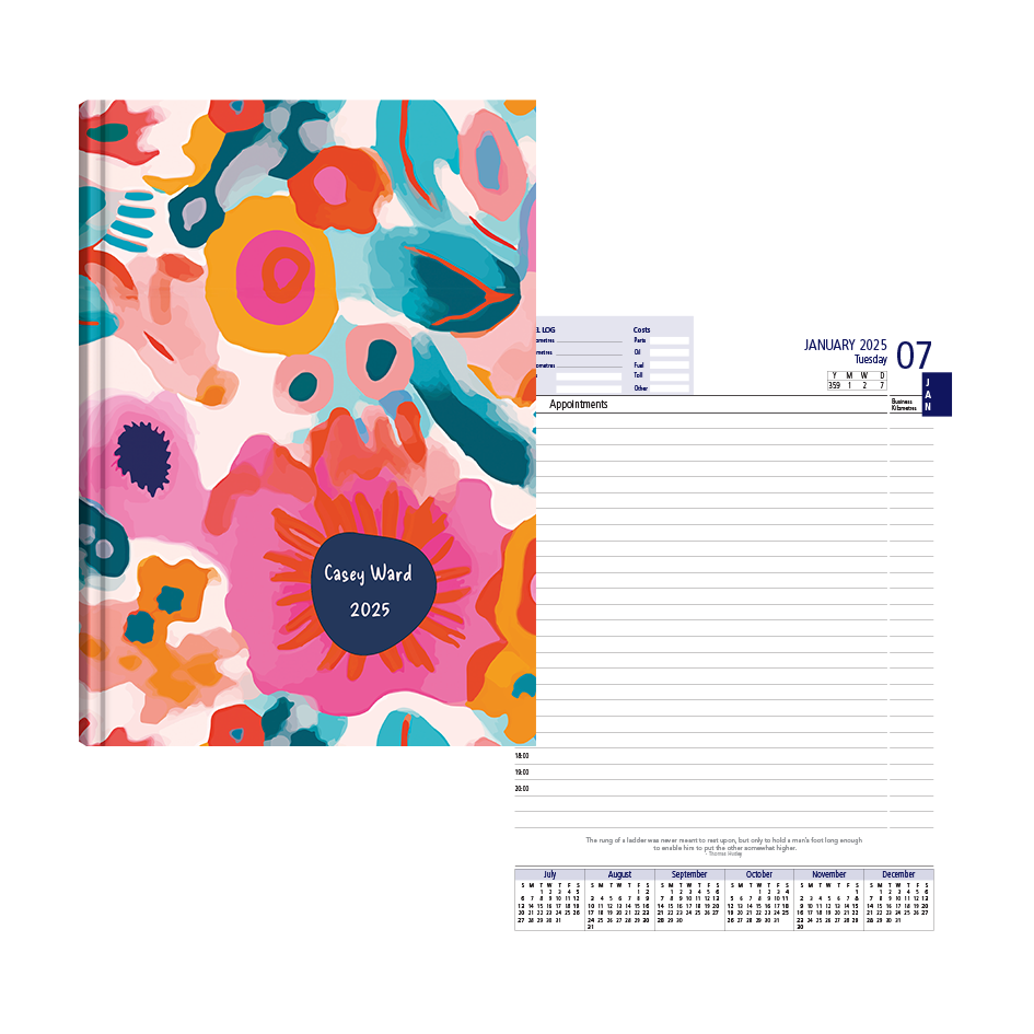 Show details for Coral Diary A5 