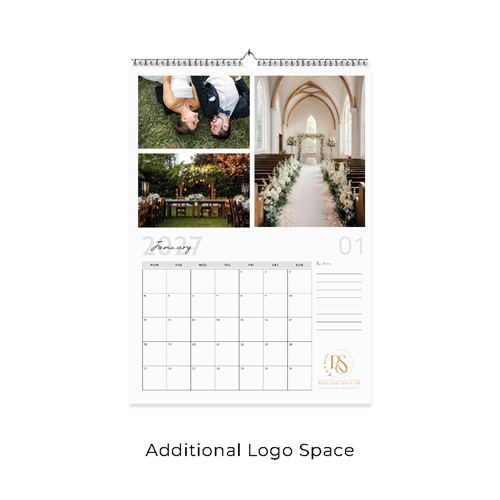 Show details for 2027 A4 Wall - 13 Leaf - D - Logo Space