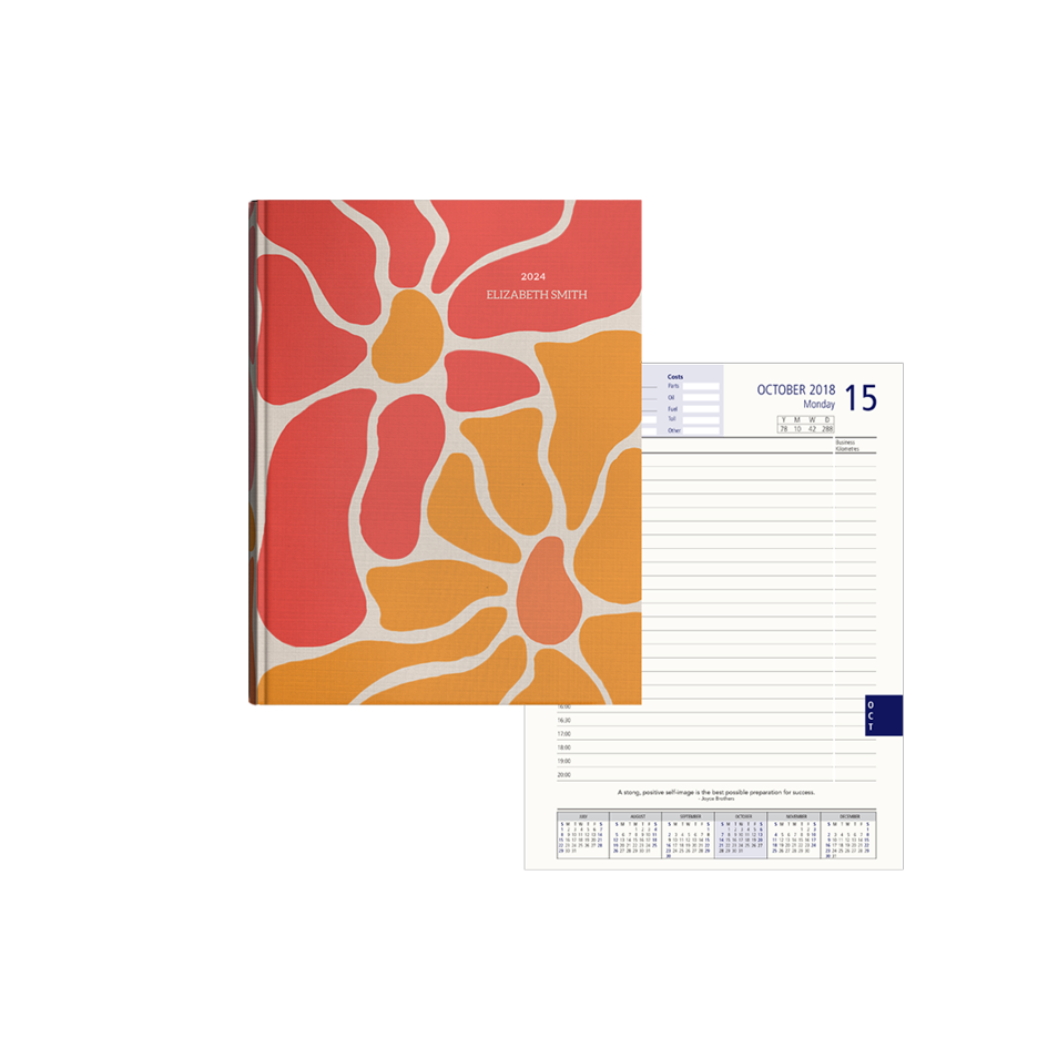 Show details for Groovy Flowers Diary A5 
