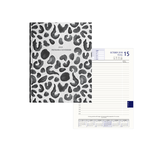 Show details for Leopard Print Diary Management