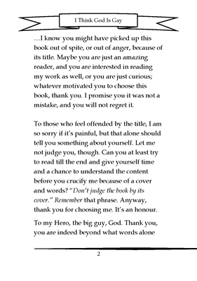 Show details for I Think God Is Gay