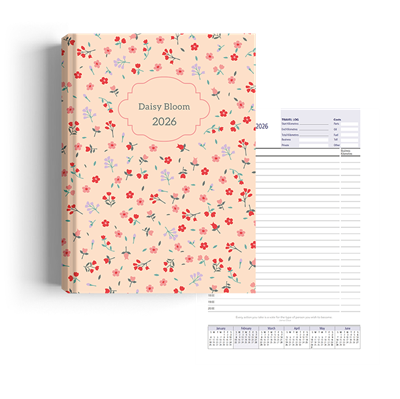 Show details for Ditsy Pastel Diary Management