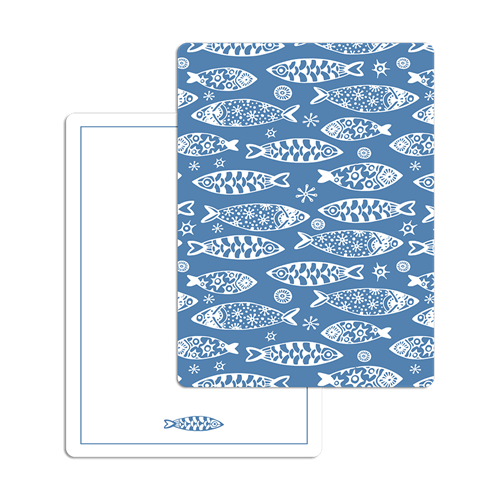 Show details for Fish Frenzy Notecard