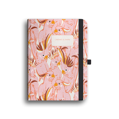 Show details for Pink Parakeet Luxury Journal 
