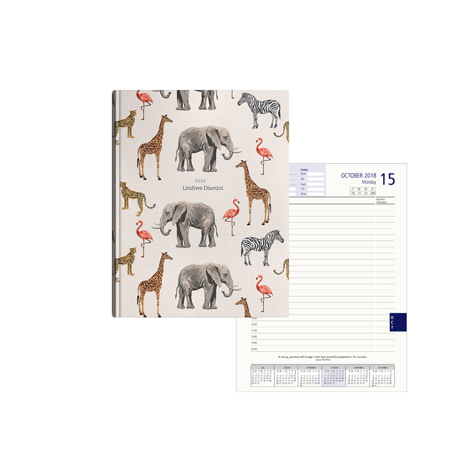Show details for African Odyssey Diary A5 