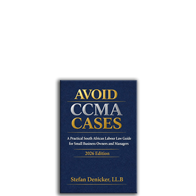 Show details for Avoid CCMA Cases