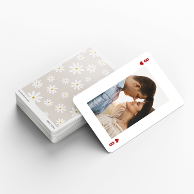 Show details for Daisy Dreams Personalised Playing Cards